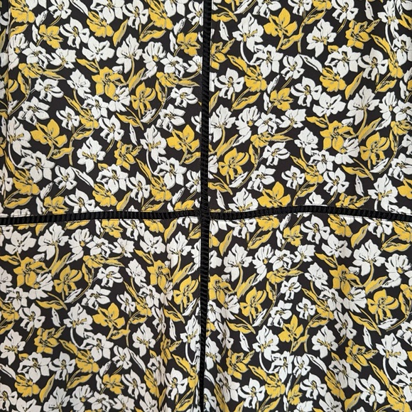 BANANA REPUBLIC A-line short sleeve floral print dress - Picture 3 of 11